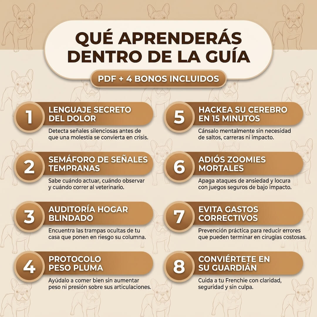 Columna de Acero - Previene el IVDD en tu Frenchie